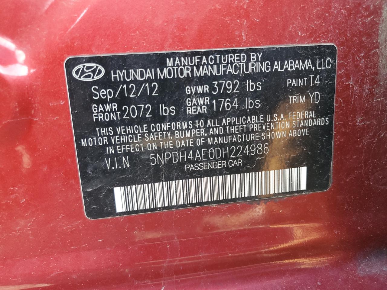2013 Hyundai Elantra - Image 12