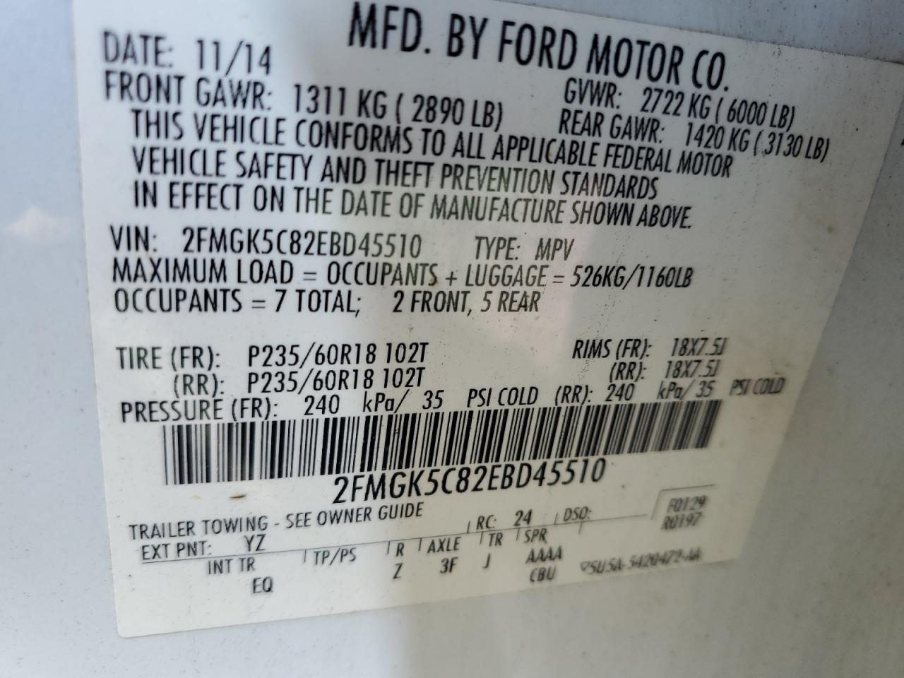 2014 Ford Flex - Image 14