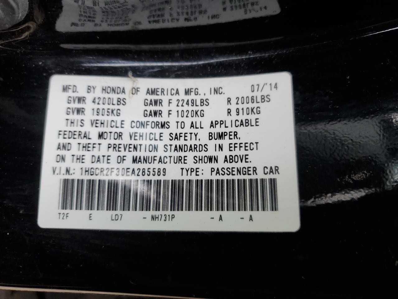 2014 Honda Accord - Image 13