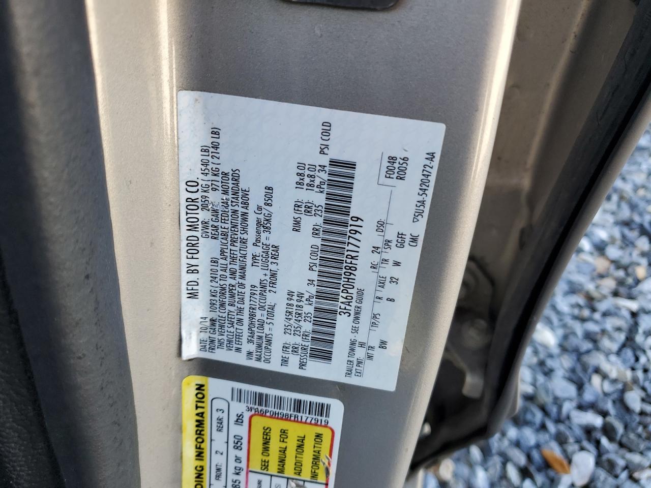 2015 Ford Fusion - Image 12