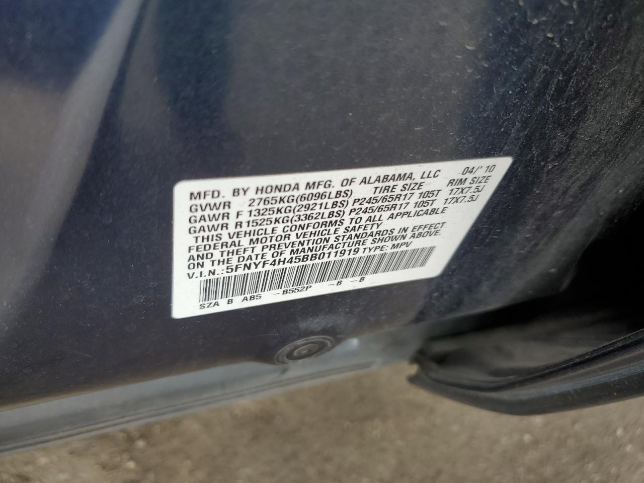 2011 Honda Pilot - Image 16