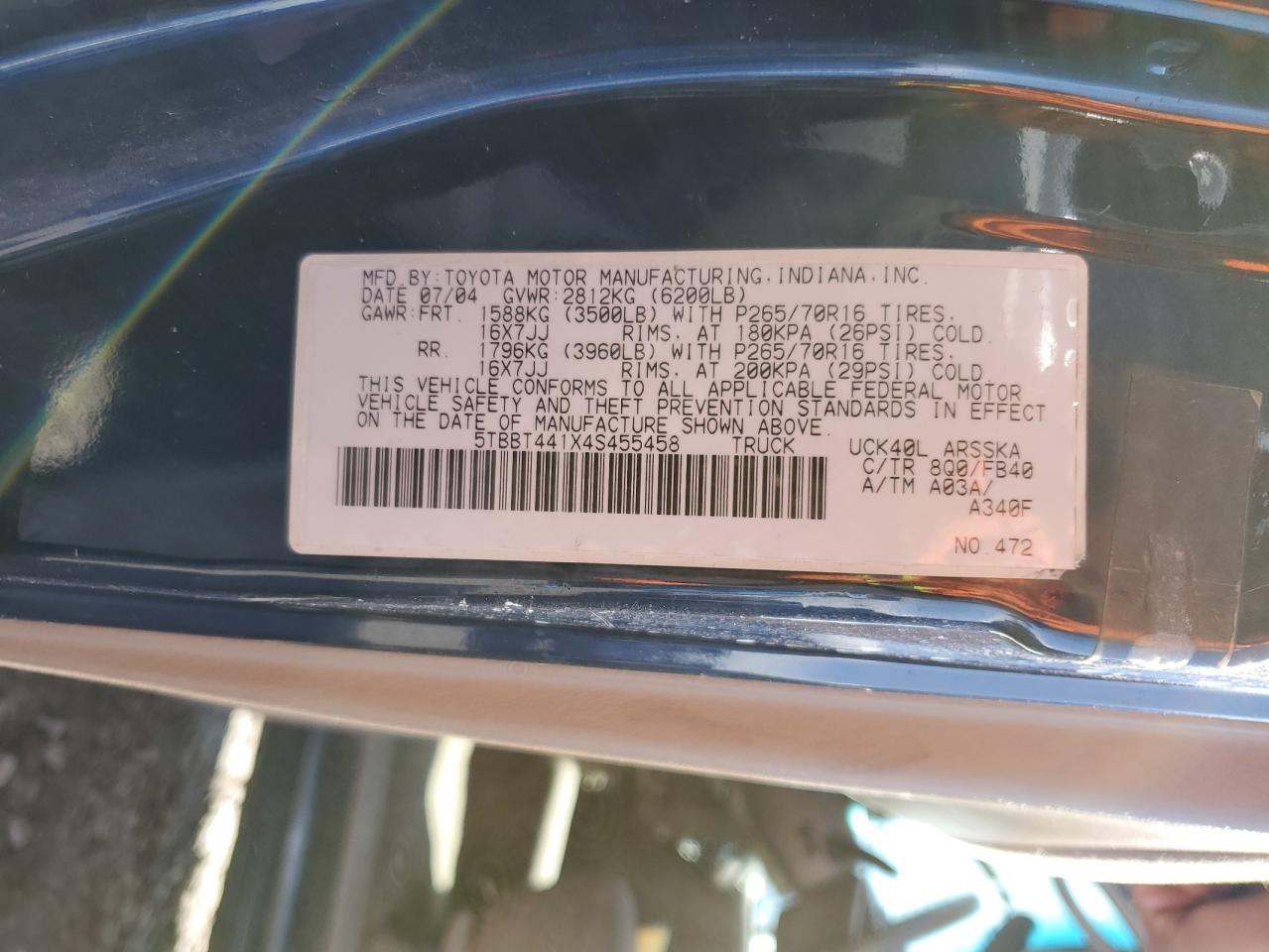2004 Toyota Tundra - Image 12