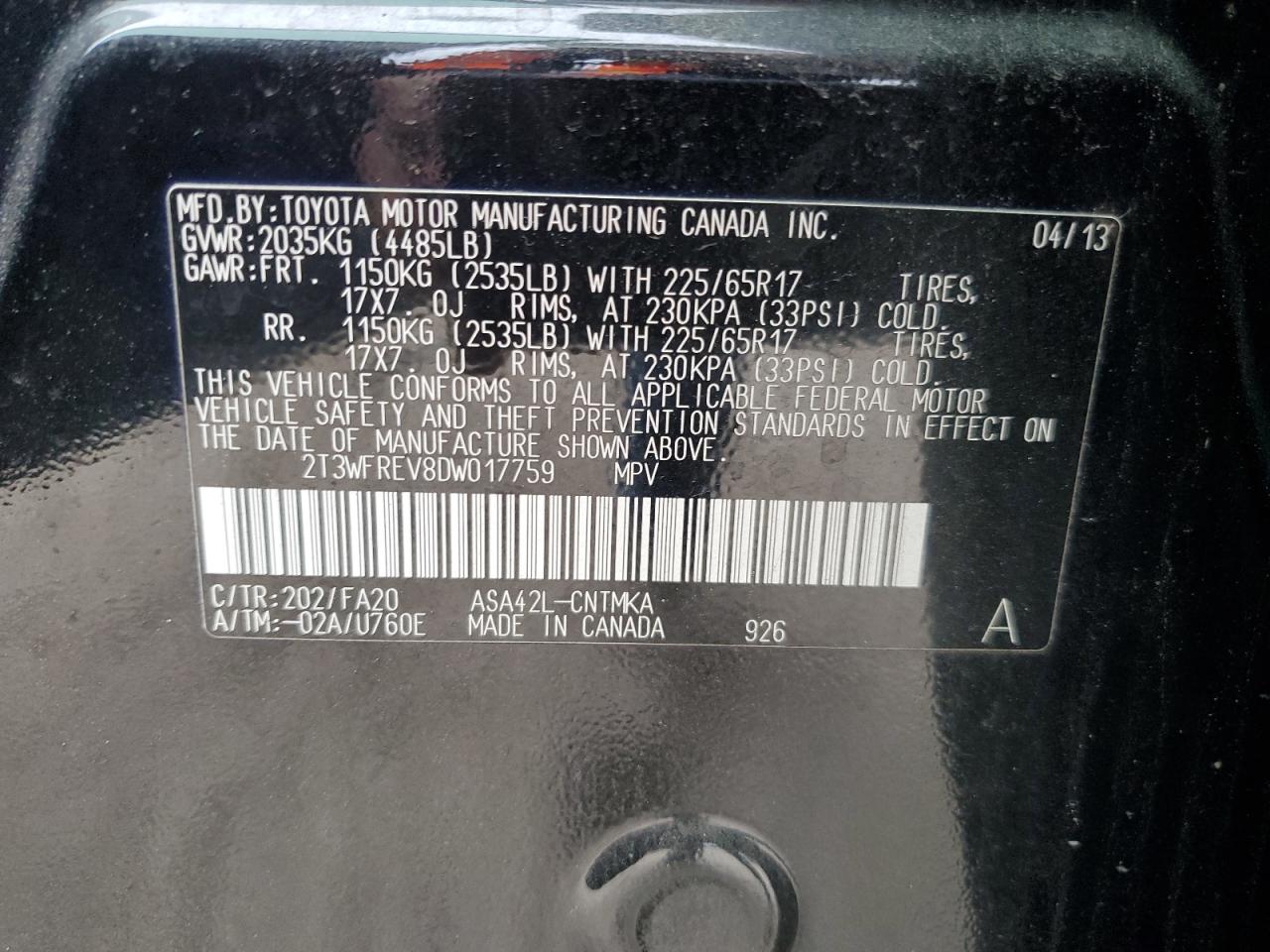 2013 Toyota RAV 4 - Image 15
