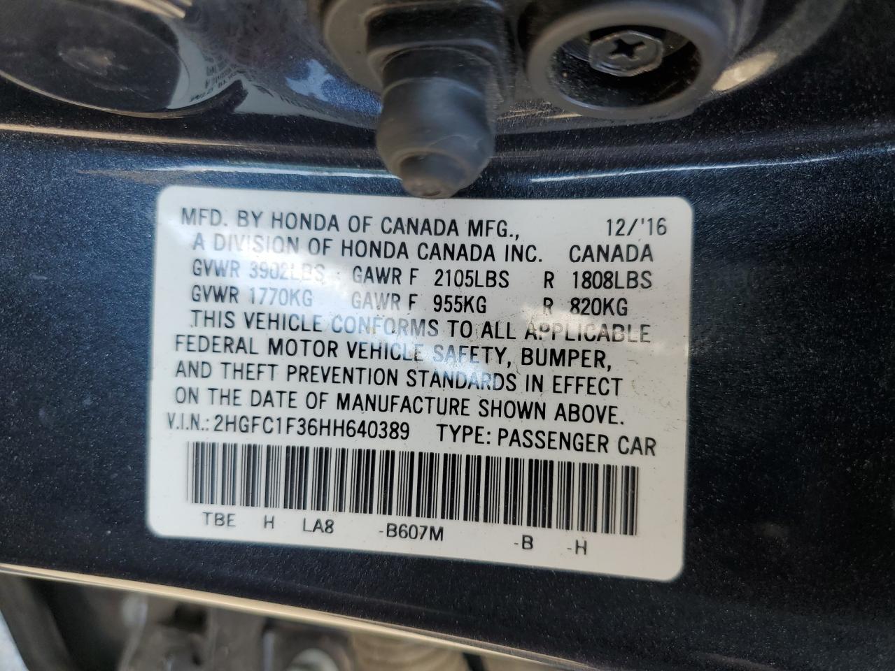 2017 Honda Civic - Image 12
