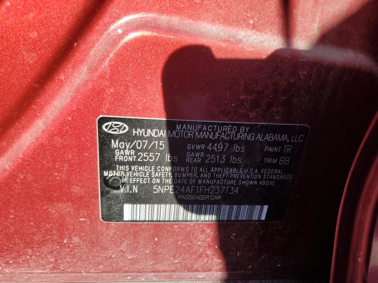 2015 Hyundai Sonata - Image 12