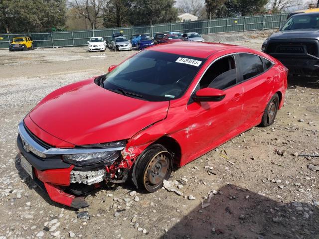  HONDA CIVIC 2018 Czerwony