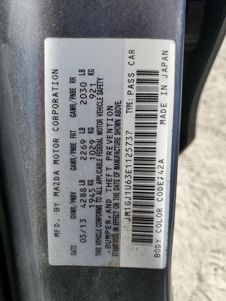 2014 Mazda 6 Sport VIN: JM1GJ1U63E1125737 Lot: 48692865