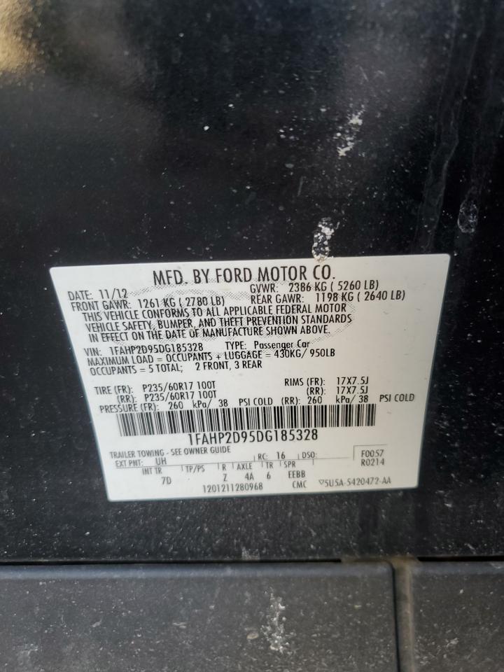 2013 Ford Taurus Se VIN: 1FAHP2D95DG185328 Lot: 49114815