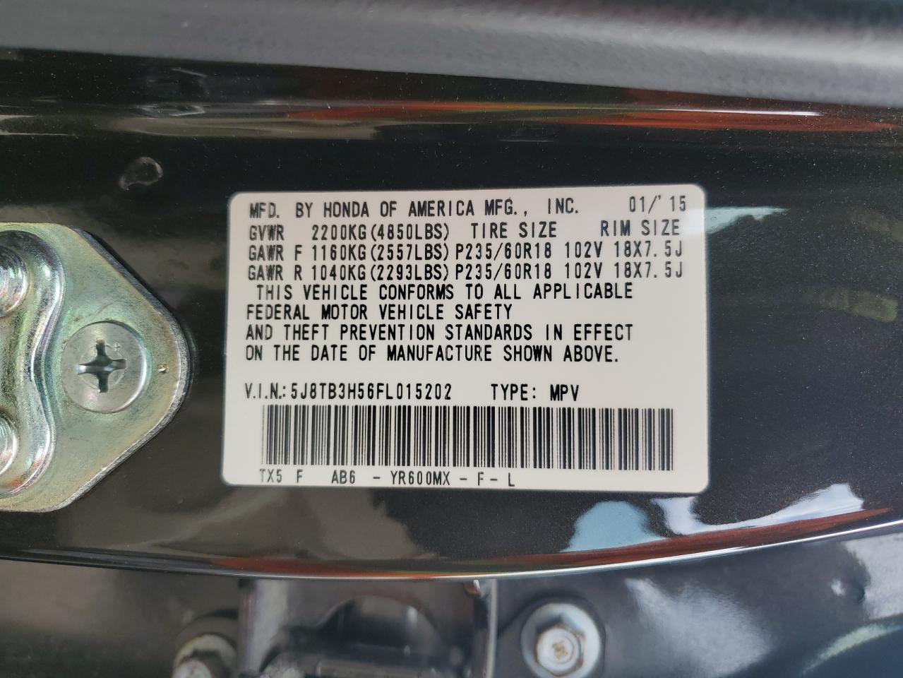 2015 Acura RDX - Image 14