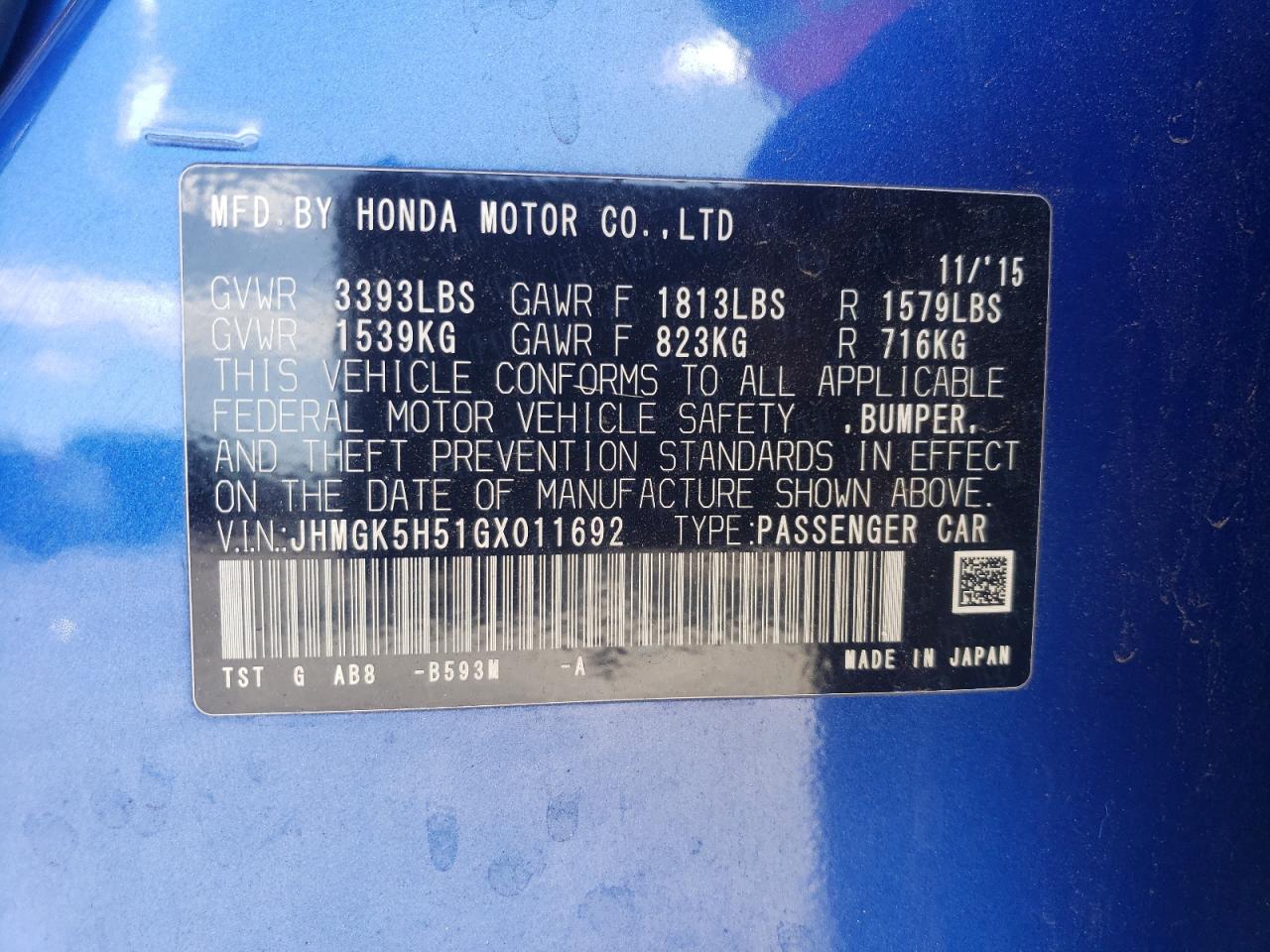 2016 Honda Fit - Image 14