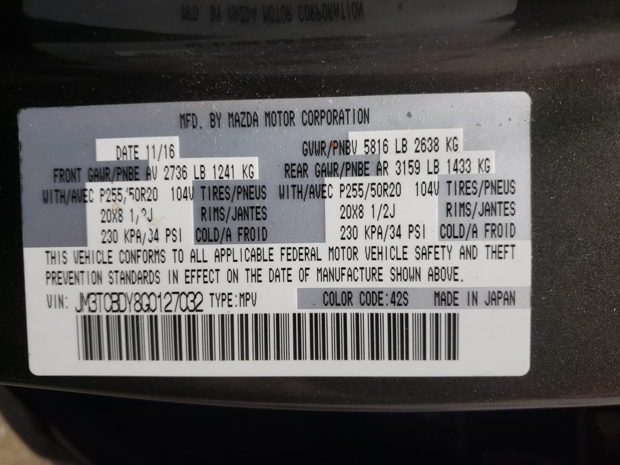2016 Mazda CX-9 - Image 13