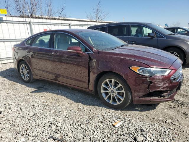 Sedans FORD FUSION 2017 Bordowy
