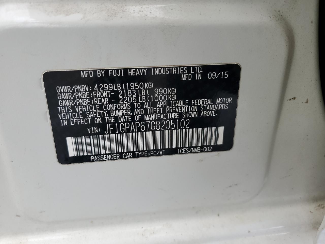 2016 Subaru Impreza - Image 12