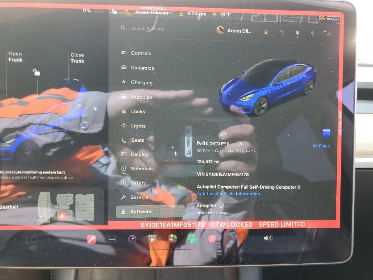 2021 Tesla Model 3 VIN: 5YJ3E1EA1MF051178 Lot: 48549035