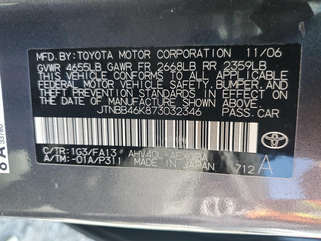 2007 Toyota Camry - Image 13