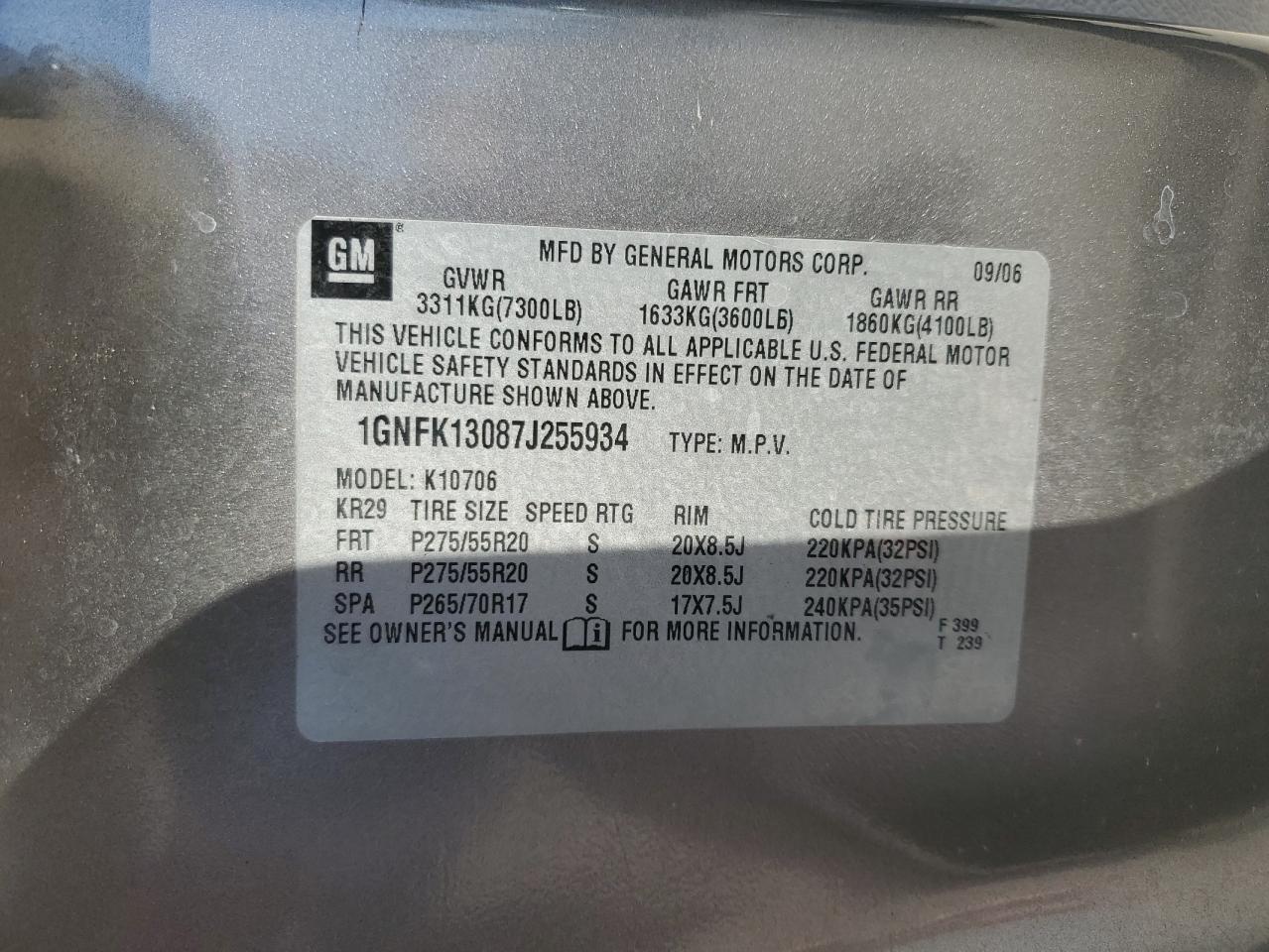 2007 Chevrolet Tahoe - Image 13
