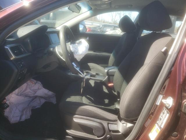  KIA OPTIMA 2019 Бургунди