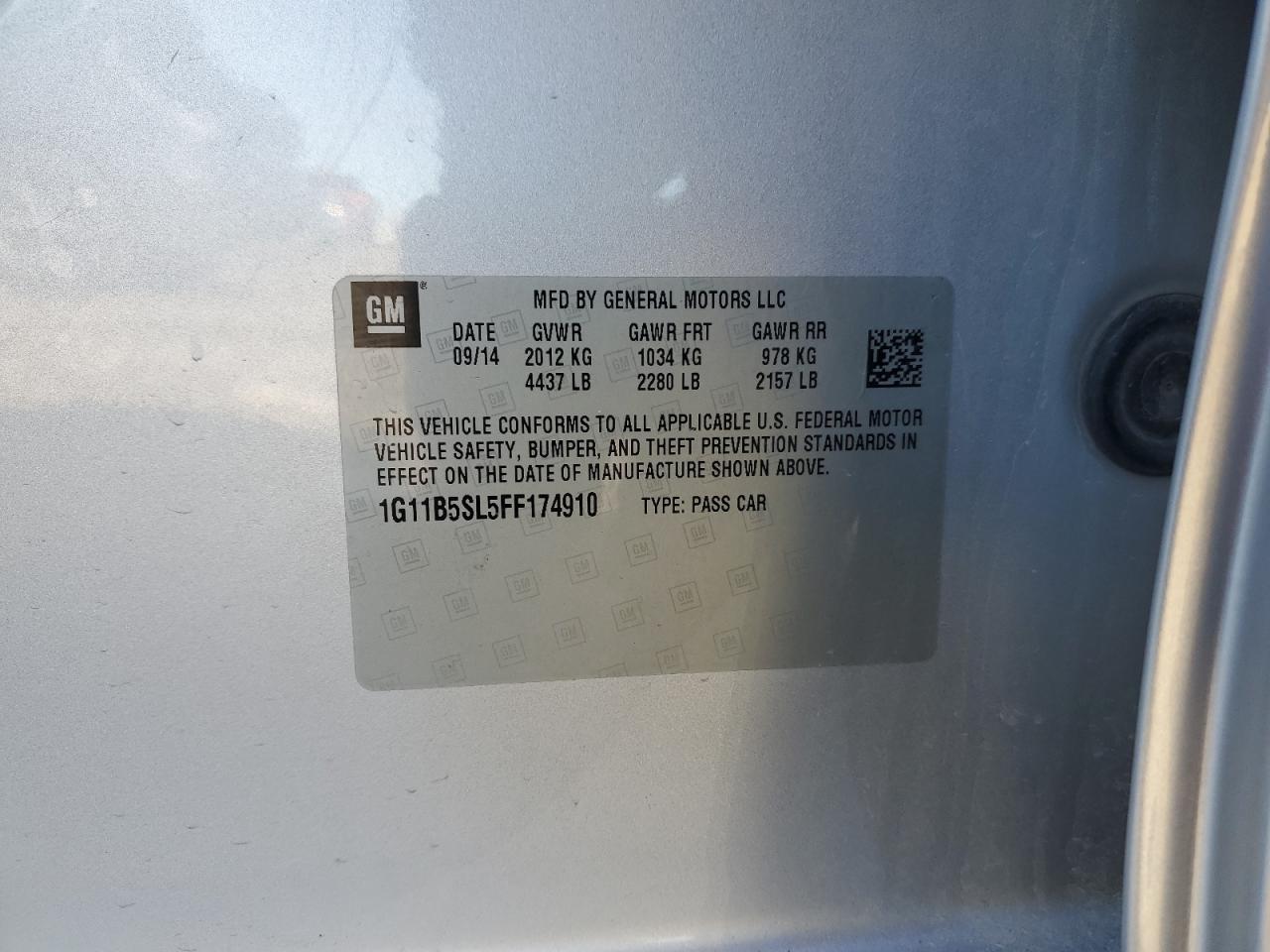 2015 Chevrolet Malibu - Image 14