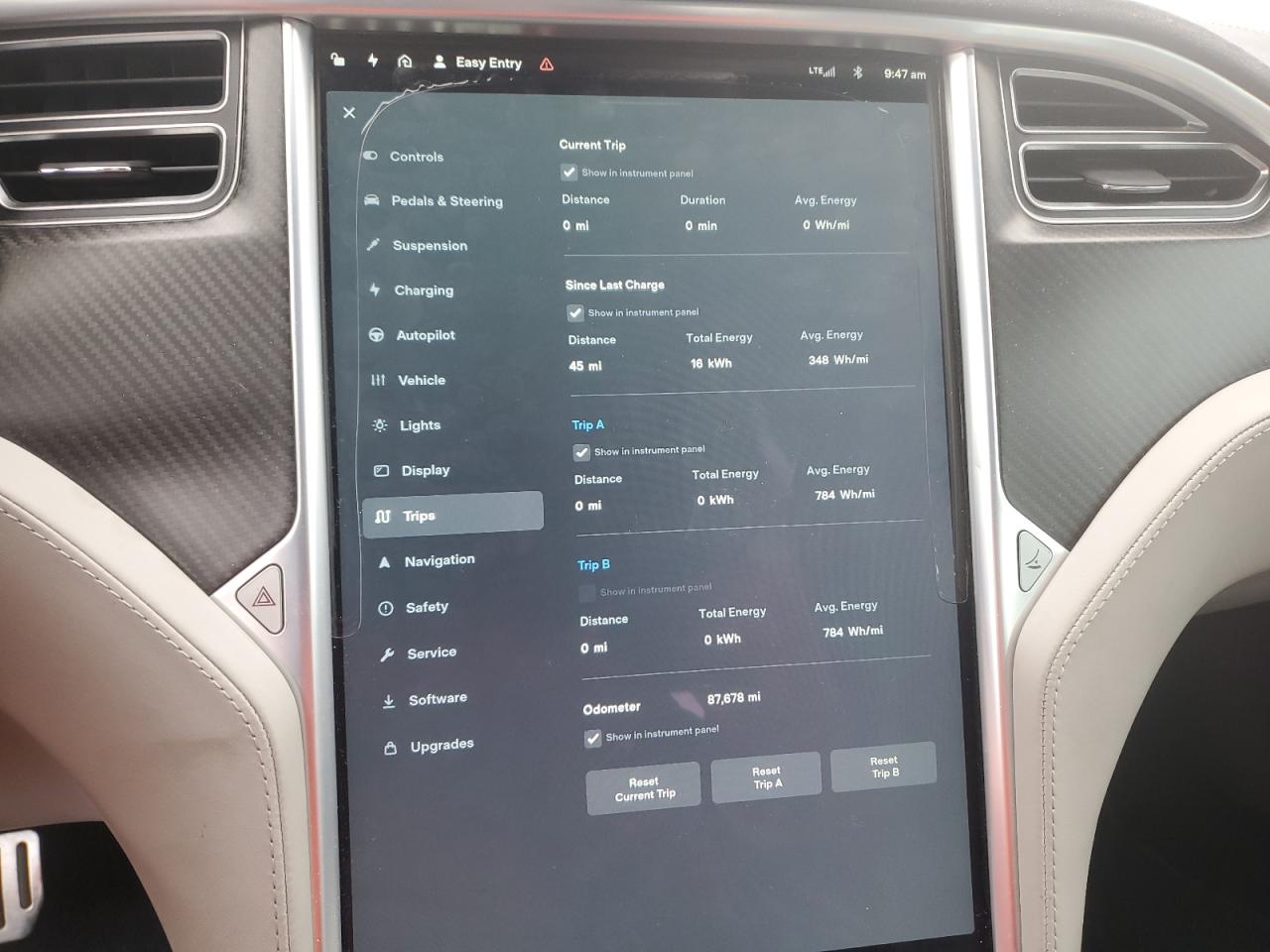 2016 Tesla Model S VIN: 5YJSA1E47GF129744 Lot: 47797395