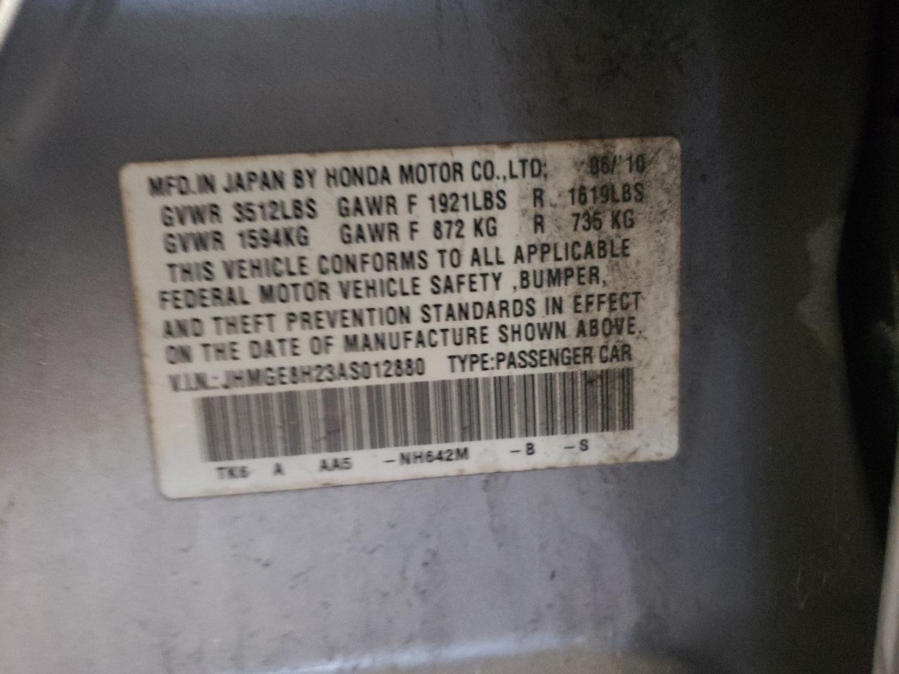 2010 Honda Fit - Image 15