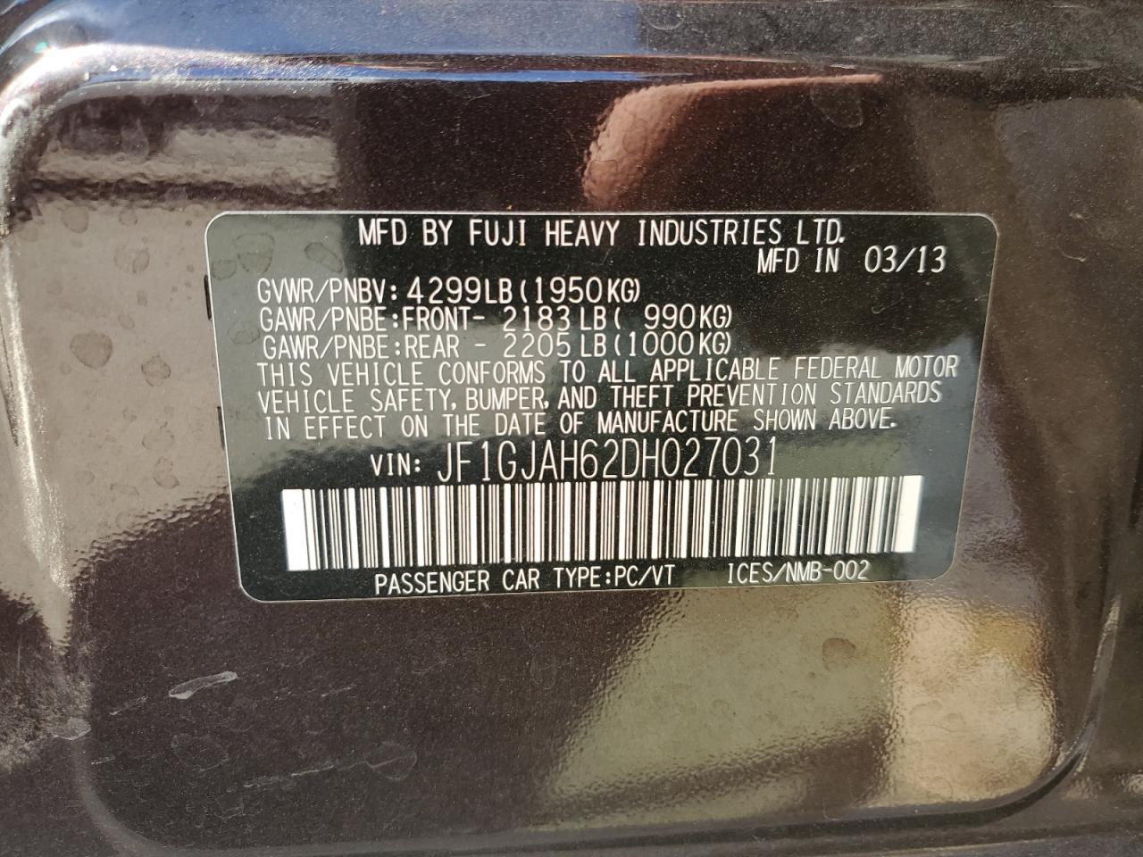 2013 Subaru Impreza - Image 15