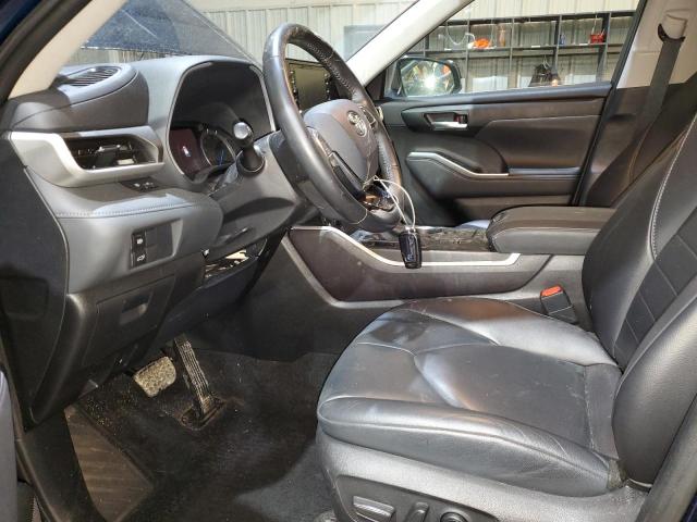  TOYOTA HIGHLANDER 2021 Blue