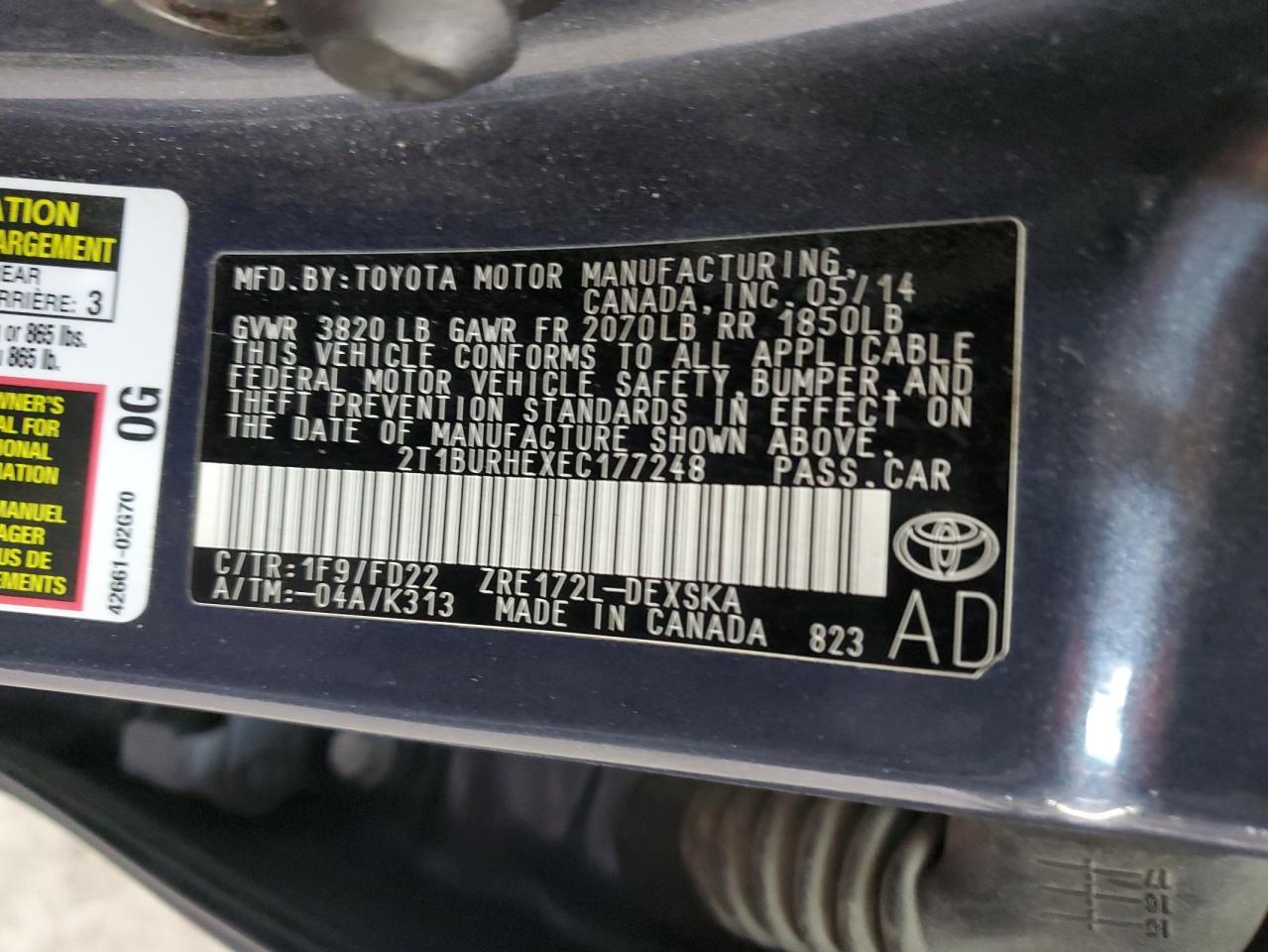 2014 Toyota Corolla - Image 13