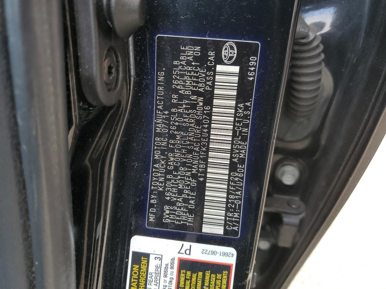 2014 Toyota Camry - Image 12