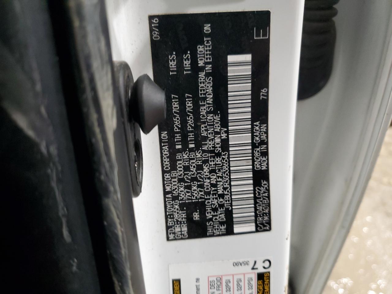 2016 Toyota 4Runner - Image 13
