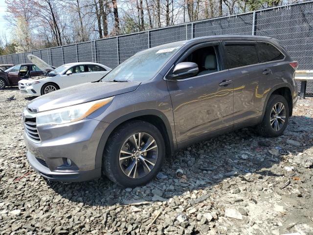  TOYOTA HIGHLANDER 2016 Gray