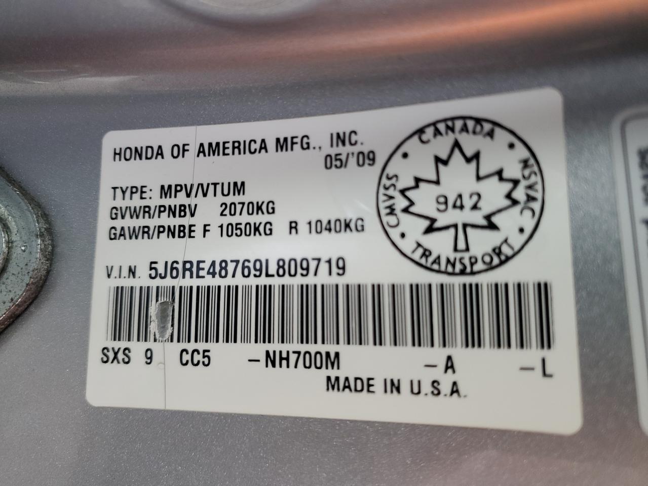 2009 Honda CR-V - Image 13