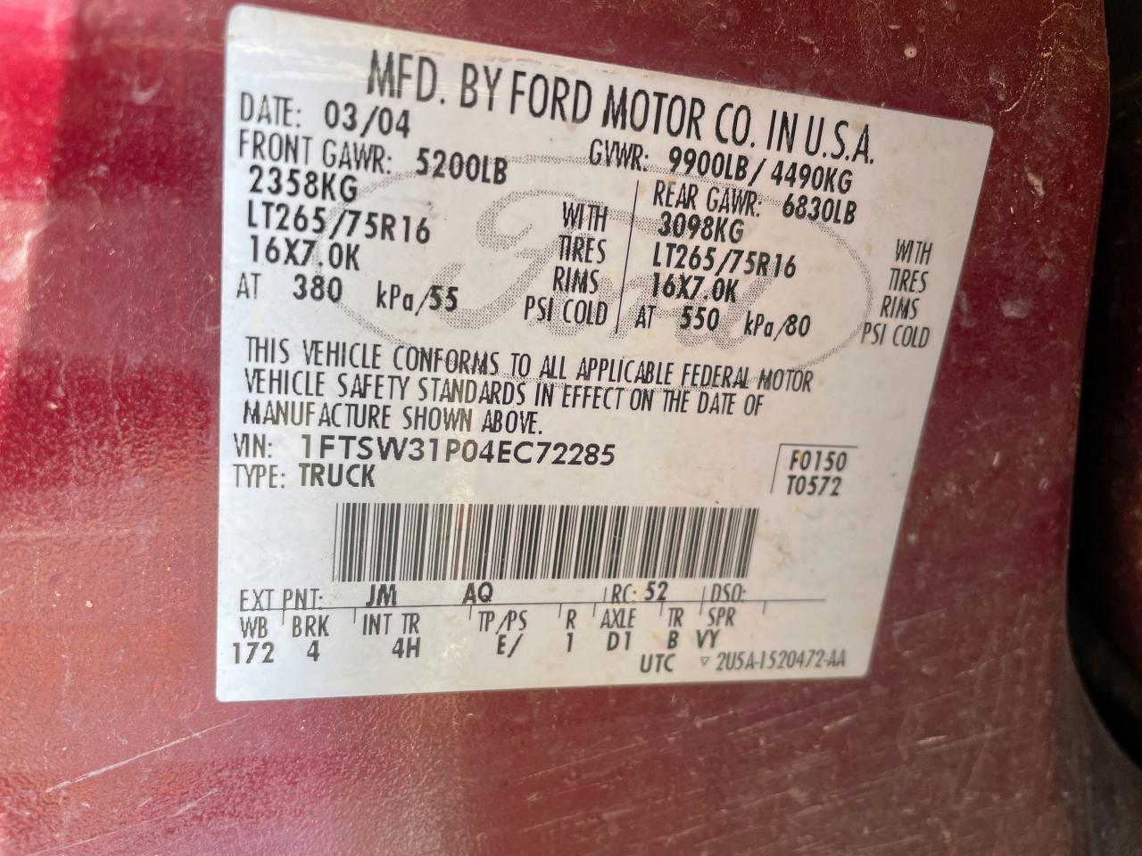 2004 Ford F350 - Image 10