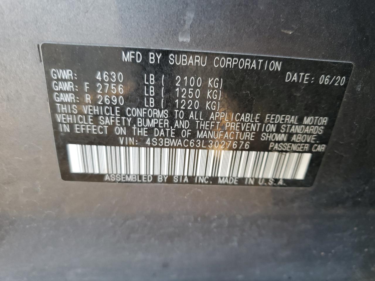 2020 Subaru Legacy - Image 15
