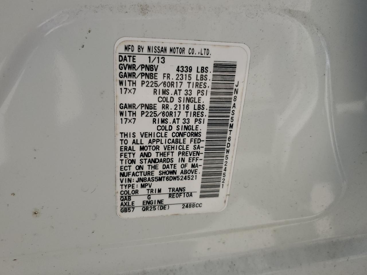 2013 Nissan Rogue - Image 13