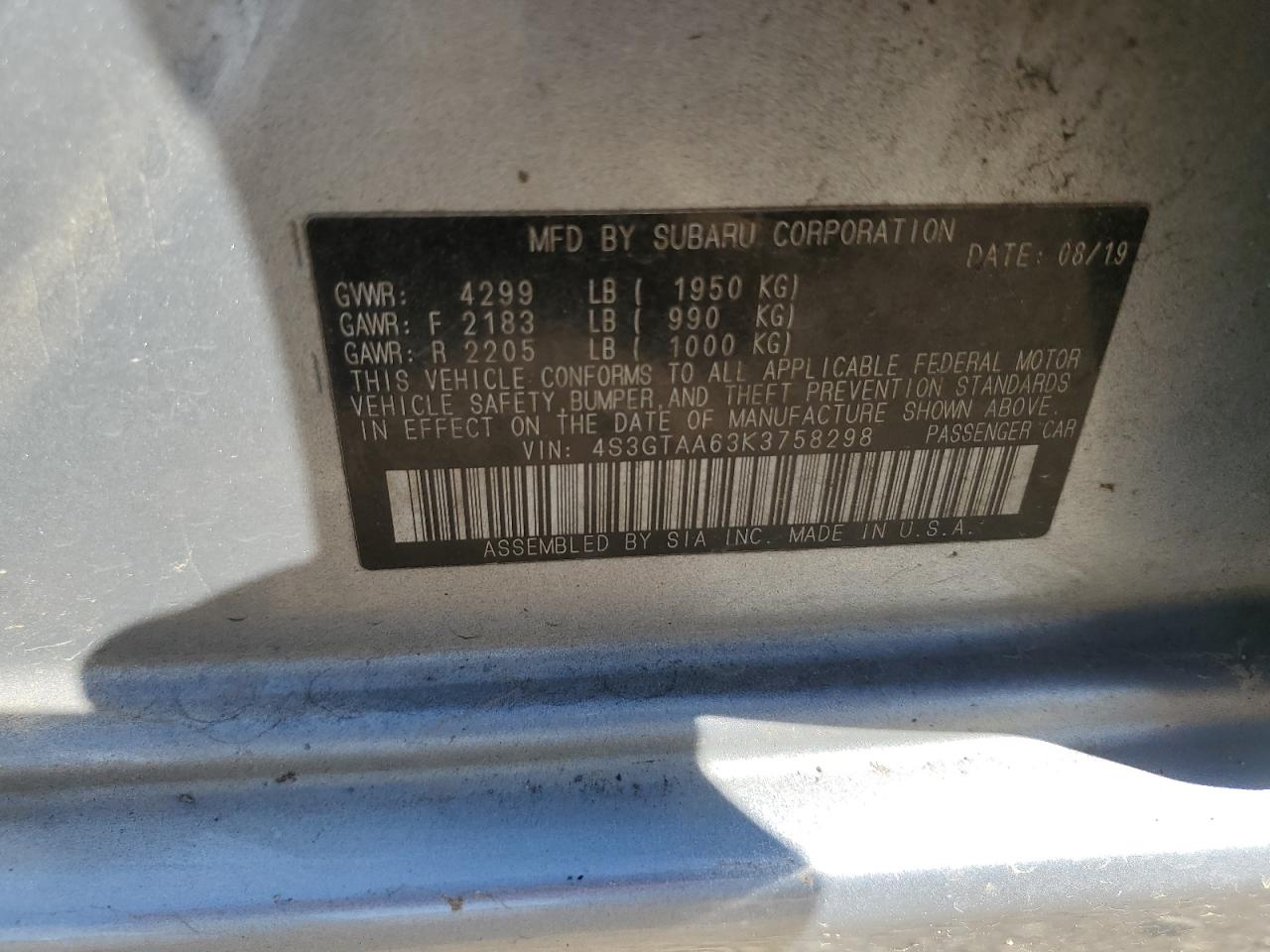 2019 Subaru Impreza - Image 14