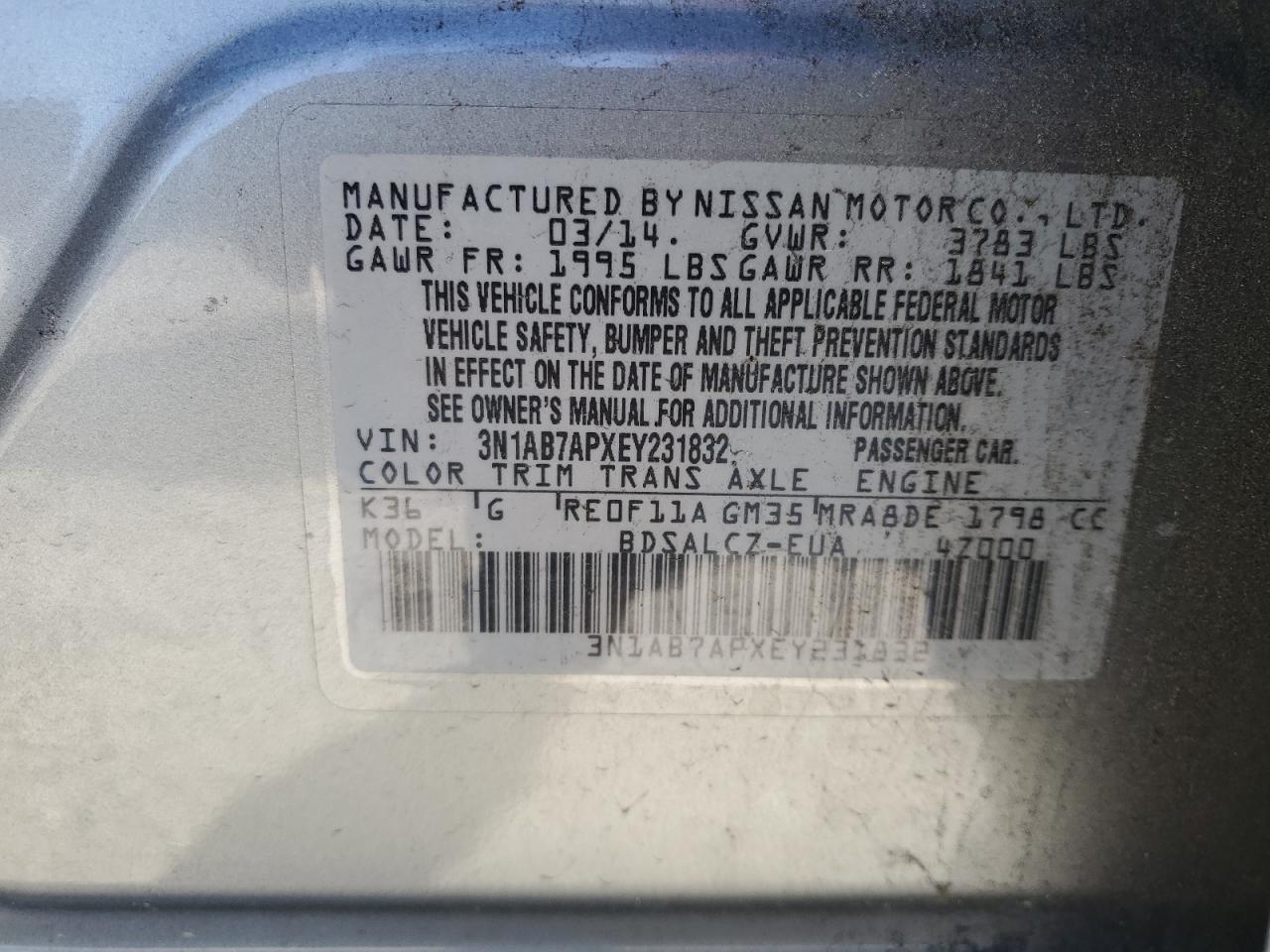 2014 Nissan Sentra - Image 12