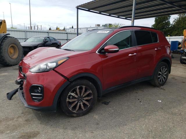 KIA SPORTAGE 2018 Красный