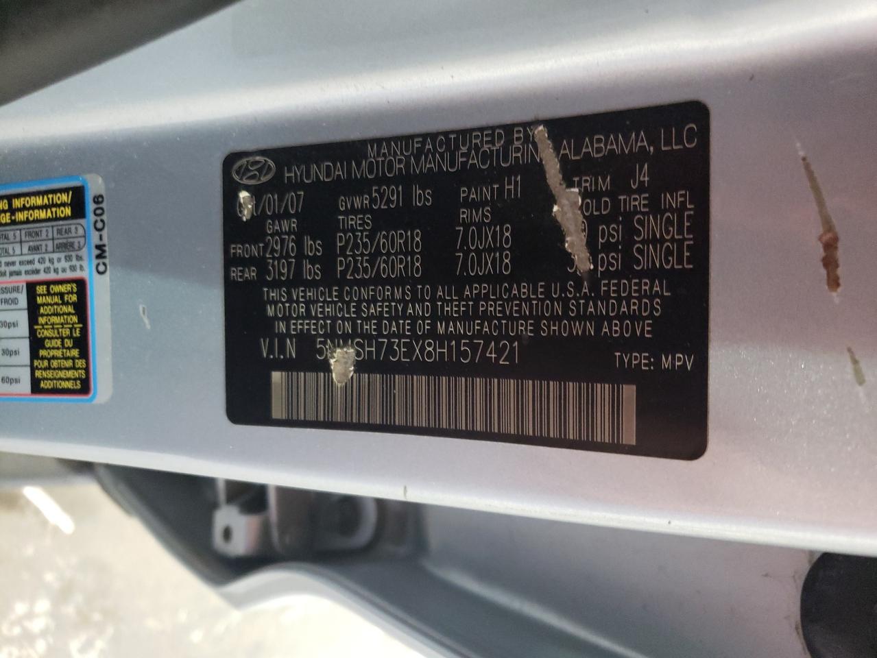 2008 Hyundai Santa Fe - Image 13