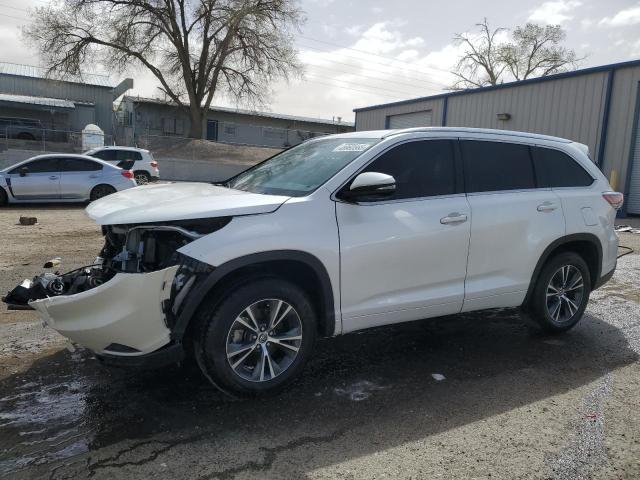  TOYOTA HIGHLANDER 2016 Biały