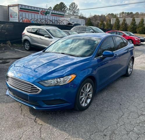 Sedans FORD FUSION 2017 Granatowy