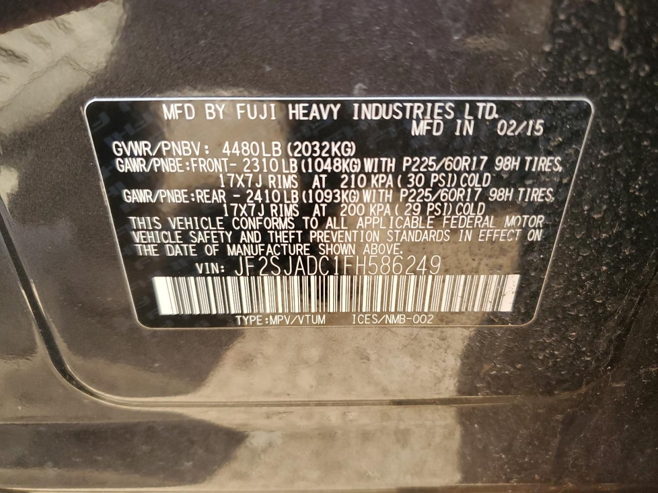 2015 Subaru Forester - Image 15