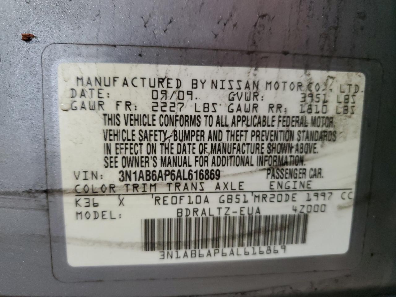 2010 Nissan Sentra - Image 13