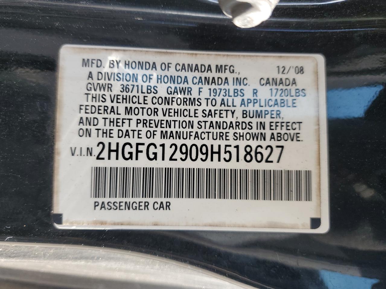 2009 Honda Civic - Image 12