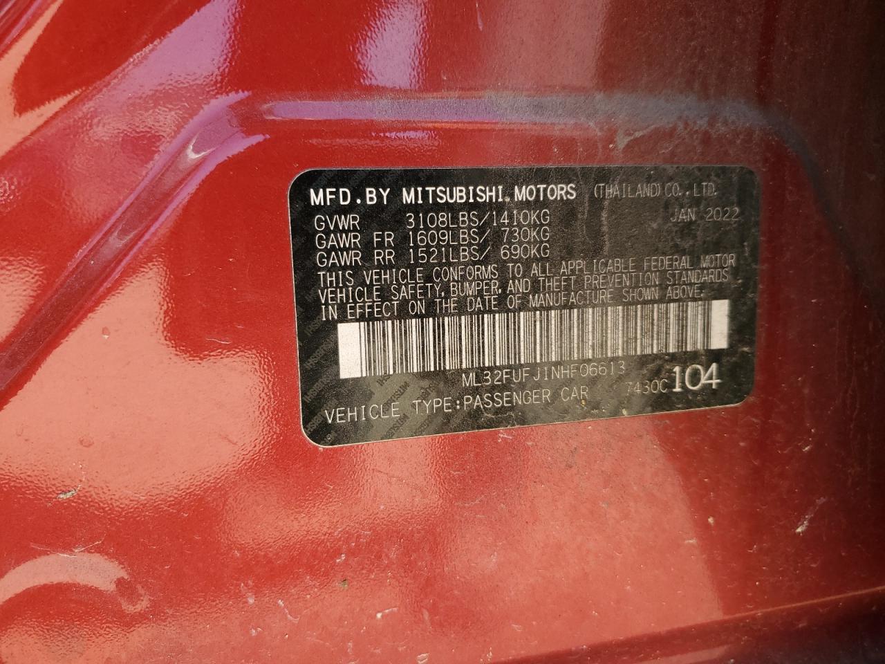 2022 Mitsubishi Mirage - Image 13