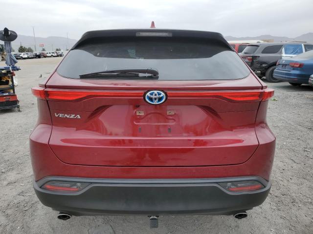  TOYOTA VENZA 2024 Czerwony