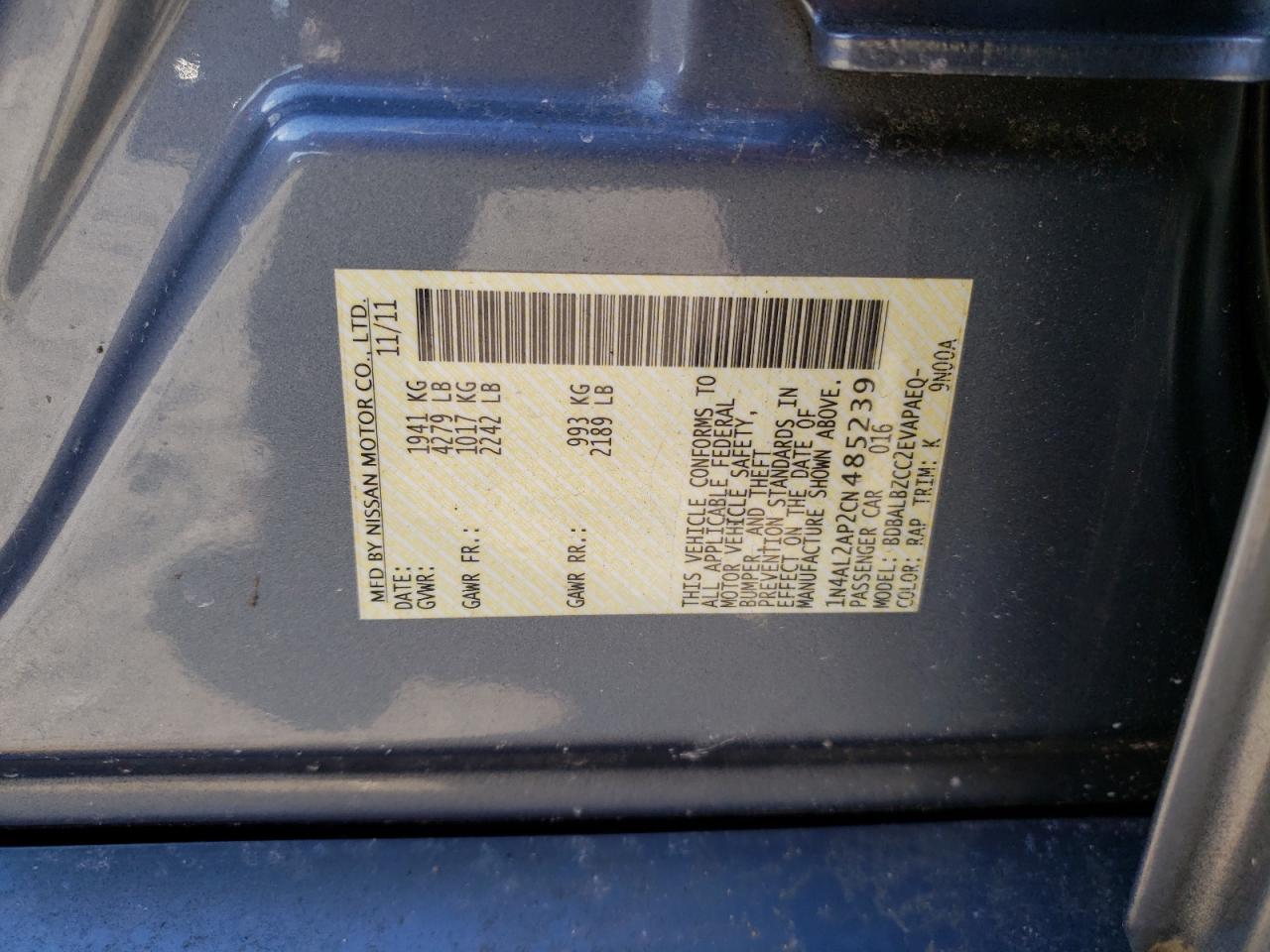 2012 Nissan Altima - Image 12