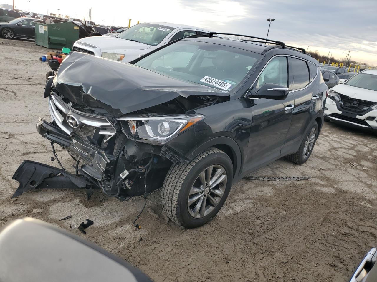 2018 Hyundai Santa Fe Sport продається в Indianapolis, IN - Front End