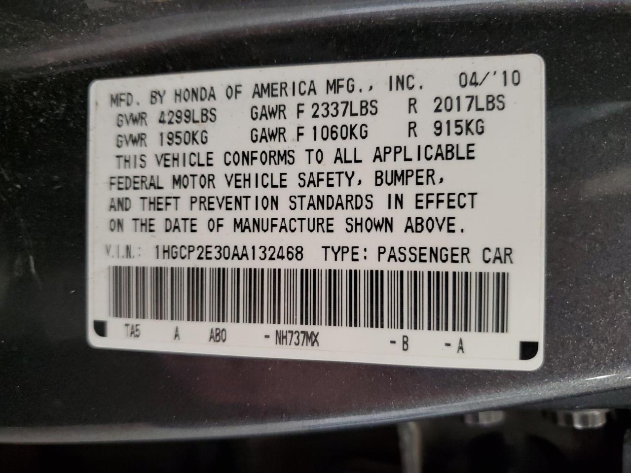 2010 Honda Accord - Image 14