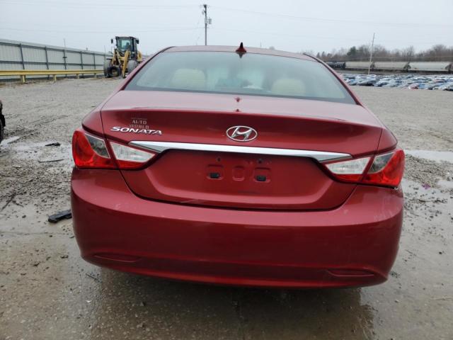  HYUNDAI SONATA 2012 Czerwony