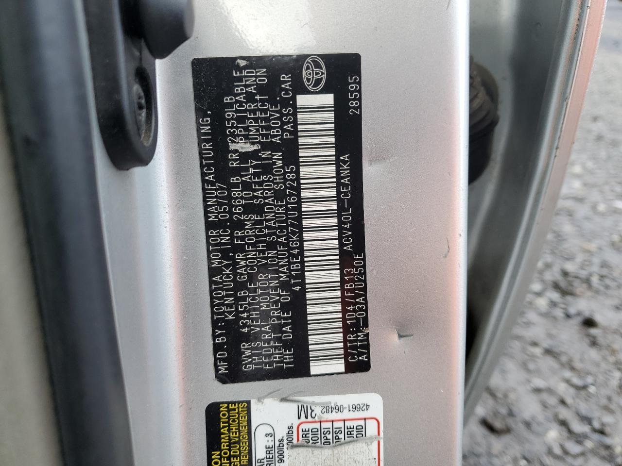 2007 Toyota Camry - Image 12